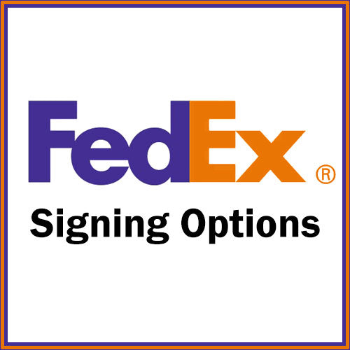 FedEX Signing Options