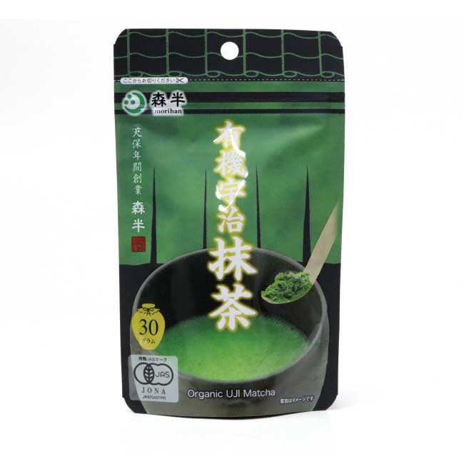 MORIHAN Matcha green tea powder UJI Organic 30gram pack