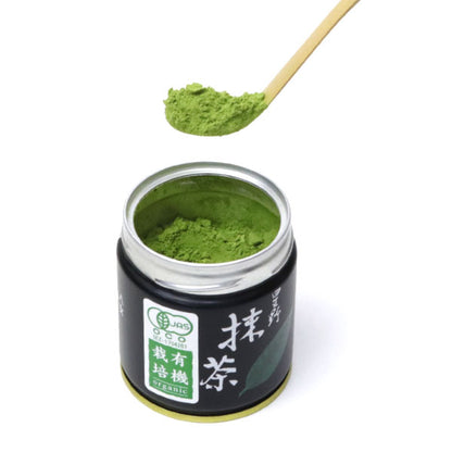 Organic Matcha green tea powder ceremonial grade Hoshino-Seichaen 40g can